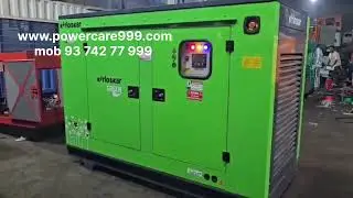 62.5kva Kirloskar 4cyl t 83bhp silent digital auto safety cpcb2 Vishal bharat genset  export 20jan26