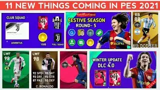 11 New Things Coming In Pes 2021 Mobile || Huge Free Rewards || New Update In Pes 2021