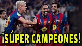 EL BAR&Ccedil;A DESTROZA 3-2 AL MADRID CON ROJA PERDONADA A CARRERAS Y GOLAZOS DE RAPHINHA