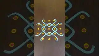 Easy Kolam For Beginners @RoopaRangoli #shorts #rangoli #kolam #muggulu #padikolam #kolangal