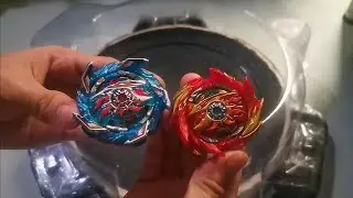 Helios Volcano vs Super Hyperion Beyblade Burst Sparking | Zen Burst