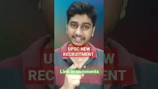UPSC JE NEW RECRUITMENT IS OUT। FULL VIDEO LINK IN COMMENTS