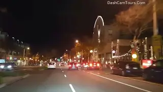 Los Angeles Driving Tour: Night Driving from Pacific Ocean to Culver City Creative Studios