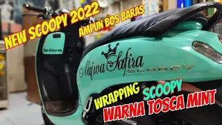 full wrapping scoopy all new PUTIH JADI TOSCA MINT