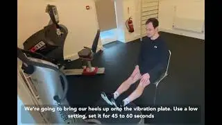 Wheelchair / Seated Vibration Plate Lower Body Flexibility
