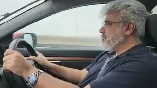 😎Ajith driving car latest❗️அஜித் car driving❤️😘 #ak #thunivu #ajithkumar #ak62 #ajith #thala
