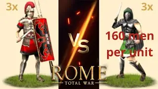 Can 500 Arcani Beat 500 Members of Urban Cohort in Rome: Total War?