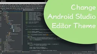 Change Android Studio Editor Theme
