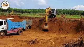 CAT6015B Heavy Duty Truck | Amazing Excavator Drops Landing | 12.03.2024 [ EP143 ]