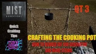 Mist Survival Quick Crafting Tips Crafting Cooking Pot to Render Fat and Make Stews 0.3