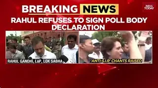 Rahul Gandhi To EC: Won't Sign, It's Your Data, Put It On The Website | Breaking News | India Today