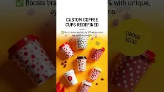 Find CUSTOM Coffee Cups with 300+ Verified Suppliers 🔥 #shorts