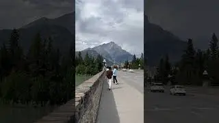 Banff downtown bridge #canada #canadianroadtrip #banff #banffcanada #canadian #nature #downtown