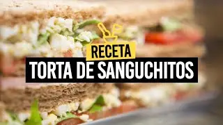 RECETA: TORTA DE SANGUCHITOS DE MIGA 🥪 | FIEBRE FOODIE