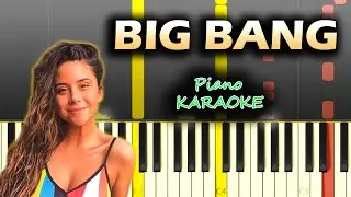 Cami - BIG BANG | KARAOKE Piano Acústico / Tutorial / Cover