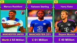 Top Most Richest England Football Player By Worth #englandfootballteam #england
