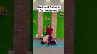 Head Balance | How To Do Headstand For Beginners | #headstand #yoga #yogavideos #yogashorts