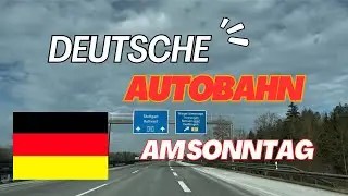 Driving on a German Autobahn on Sunday | No Trucks, No Speed Limits!