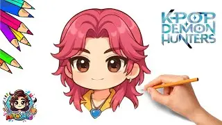 Drawing Romance Saja Boys | K-Pop Demon Hunters Art Tutorial 🎨 