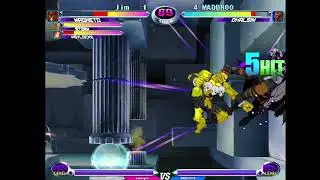 MvC2: Maddroo - Dhalsim Relaunch FSD Combo to Double Snap Assist Kill 165% Combo .:3.10.24:.