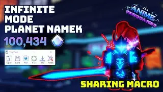 [SHARING MACRO] Farm Gems Infinite mode PLanet Namek in Anime Vanguards Roblox 🇮🇩