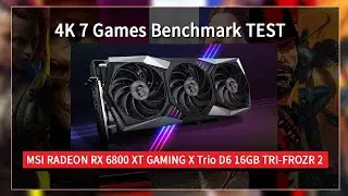 [4K VGA Benchmark] MSI RADEON RX 6800 XT GAMING X Trio D6 16GB TRI-FROZR2