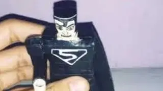 make a paper synder cut SUPERMAN