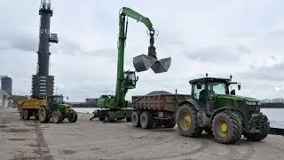 John Deere 7230R & 7710 - Grondwerken De Jaeger