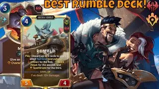 Best Rumble Deck | Legends of Runeterra Deck Profile | Draven & Rumble Deck