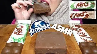 ASMR AERO CHOCOLATE BARS & KLONDIKE KRUNCH ICE CREAM | THE RALPHIES ASMR