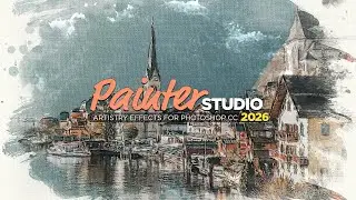 How to Make Paintings from Photographs in Photoshop QUICKLY and Easily