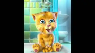Talking Ginger vo comer o bolo todo