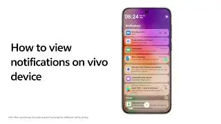 How to view Notifications on vivo Devices | vivo OriginOS 6 | Step-by-Step Guide