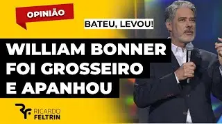 BONNER LEVA PEDRADAS (MERECIDAS) NA INTERNET #ricardofeltrin