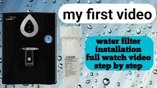 🫡  V-GUARD water filter installation | my first video |