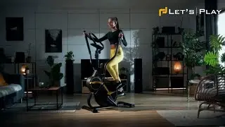 LET'S PLAY 3-in-1 Elliptical Trainer  &ndash; Full Body Cardio Workout Machine for Home Gym!