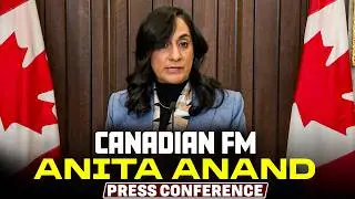 Canadian Foreign Affairs Minister Anita Anand briefs media on security situation in Mexico