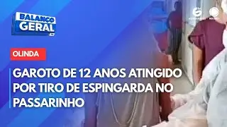 Garoto de 12 anos atingido por tiro de espingarda no Passarinho