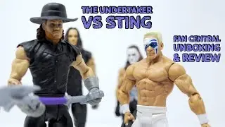 Sting Vs Undertaker Battle Pack Unboxing & Review. The Legends Collide!