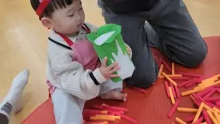 16개월 끝자락 아기의 하루/아빠랑 놀기/트니트니/VOLG 