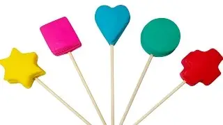 Play Doh Cake Pops Surprise Eggs Learn Shapes Spider Man Shopkins Disney Cars Goofy Looney Tunes Taz