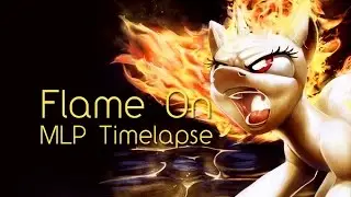 Flame On (My Little Pony Art Time-lapse)