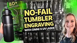 How to Engrave Tumblers with the ComMarker Omni X Roller Rotary