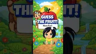 Can You Guess These Fruits? 🍎🍌 Fun Quiz for Kids! #shorts #kidslearning #funkids