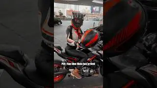 Would you take an Uber Moto? #bikergirl #bikelife #motorcyclegirl #biker #shorts