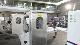 Full automatic face cotton towel making machine production line