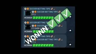 FOOTBALL PREDICTION VIP TELEGRAM CHANNEL - SURE TIPS BEST SOCCER MATCHES BETSLIP BETTING GROUP LINK