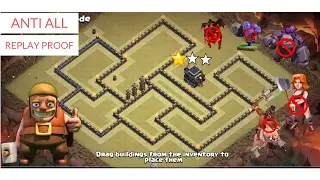 TH9 (Town Hall 9) War Base 2017 Anti GROUND & AIR (9x% Base) | Clash Of Clans
