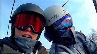 Snowboarding At Holiday Mountain, Manitoba