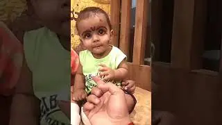 കുഞ്ഞി ജീവ........ End cute smile...  #funnybaby #foodbaby #babycute #littlebaby #mallubaby